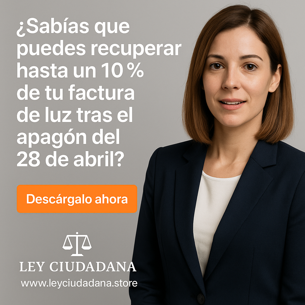 RECLAMACIÓN APAGÓN 28 ABRIL 2025